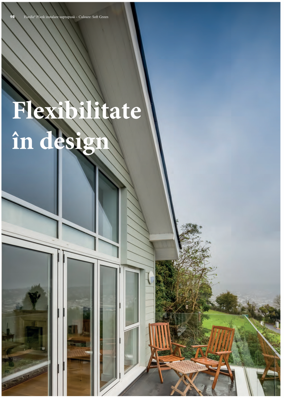 Pagina 16 - Fațade ventilate tip siding-lambriu din fibrociment - James Hardie Plank James Hardie...