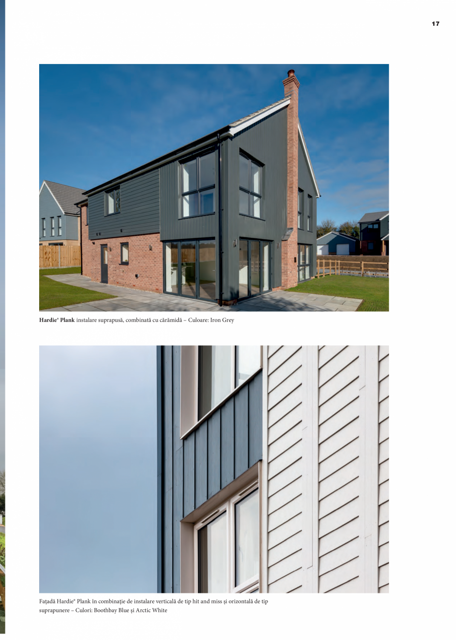 Pagina 17-Fațade ventilate tip siding-lambriu din fibrociment - James Hardie Plank James Hardie Catalog,...