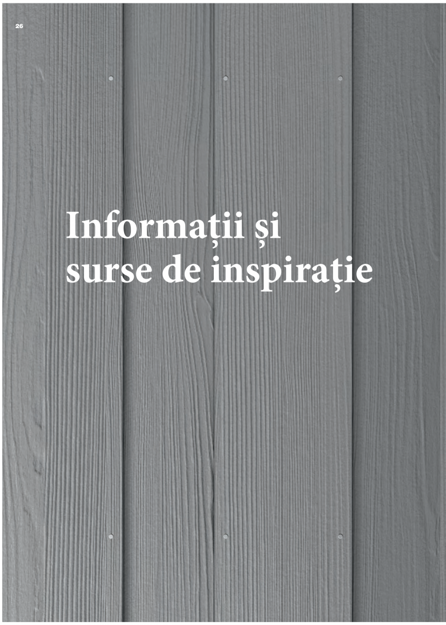 Pagina 26-Fațade ventilate tip siding-lambriu din fibrociment - James Hardie Plank James Hardie Catalog,...
