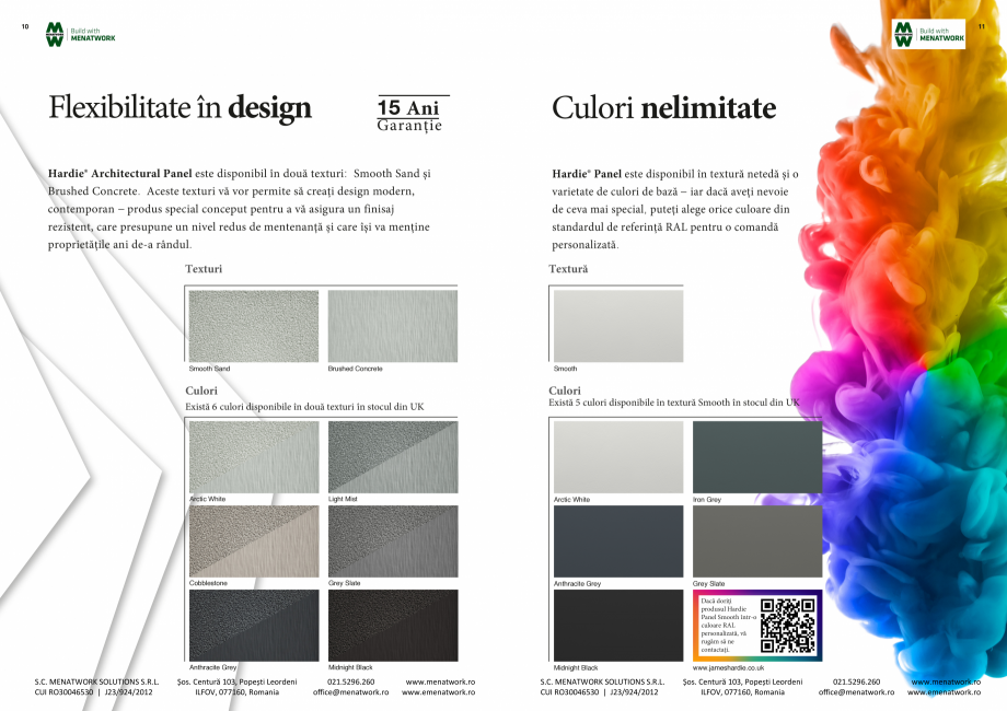 Pagina 6-Fațade ventilate cu panouri -  James Hardie Panel James Hardie Catalog, brosura Romana ntului...