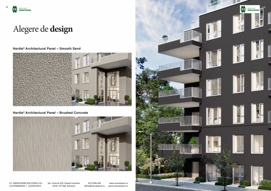 Pagina 7 - Fațade ventilate cu panouri -  James Hardie Panel James Hardie Catalog, brosura Romana  ...