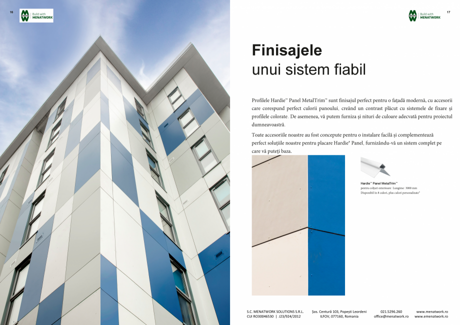 Pagina 9 - Fațade ventilate cu panouri -  James Hardie Panel James Hardie Catalog, brosura Romana...