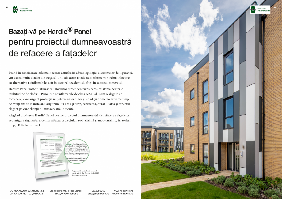 Pagina 10 - Fațade ventilate cu panouri -  James Hardie Panel James Hardie Catalog, brosura Romana ...