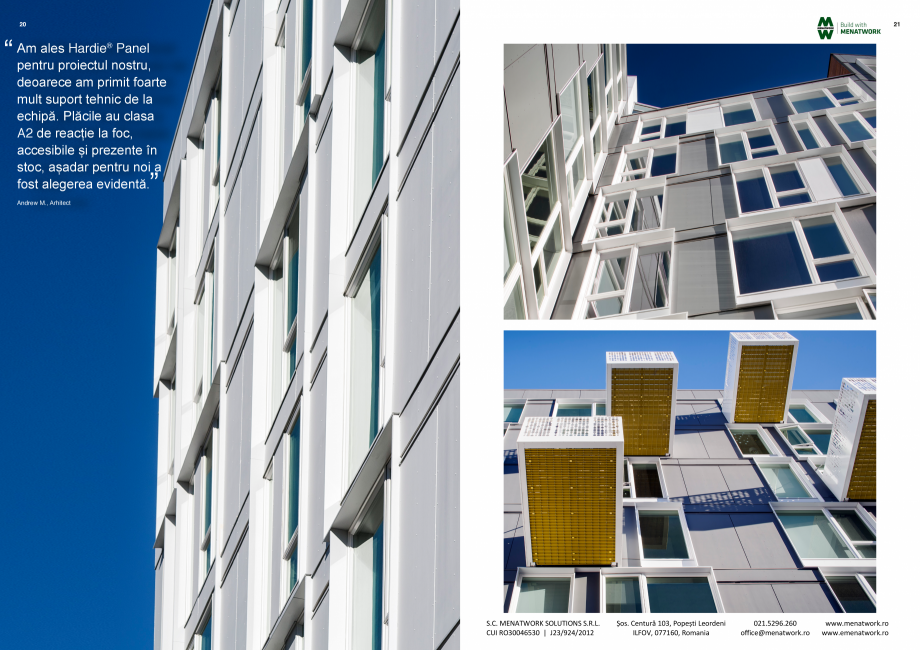 Pagina 11 - Fațade ventilate cu panouri -  James Hardie Panel James Hardie Catalog, brosura Romana ...