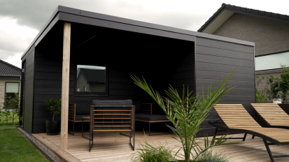 fațade ventilate tip siding-lambriu din fibrociment - James Hardie Plank-cedar-midnight-black Plank Fațade ventilate tip siding-lambriu din