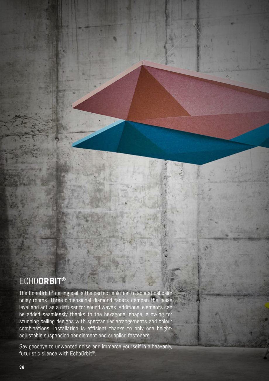 Pagina 35-Panouri pentru absorție acustică ECHOJAZZ EchoBoards Catalog, brosura l as stand-alone luminaires ...