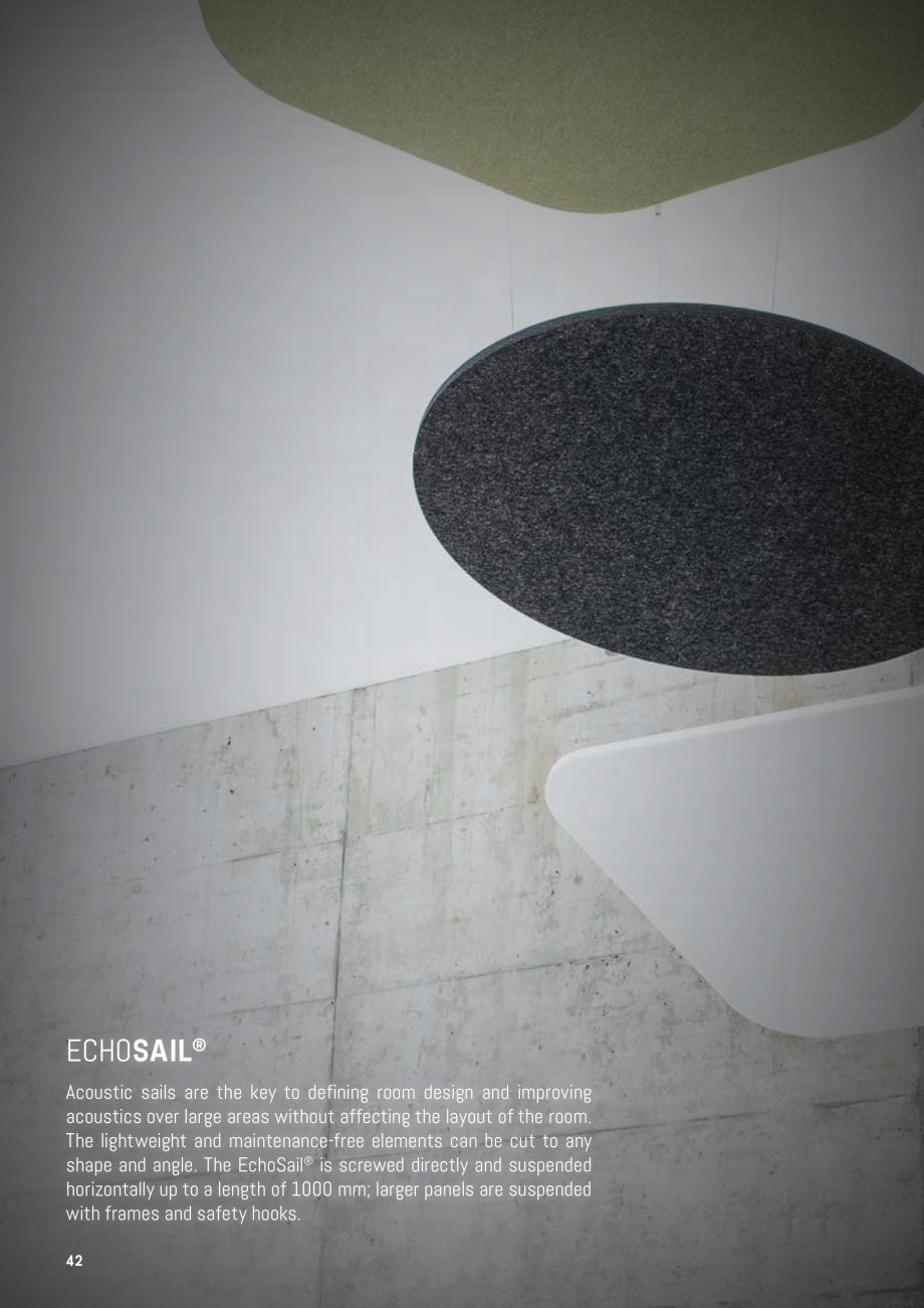 Pagina 39 - Panouri pentru absorție acustică ECHOJAZZ EchoBoards Catalog, brosura 

Ø1180x72

1...