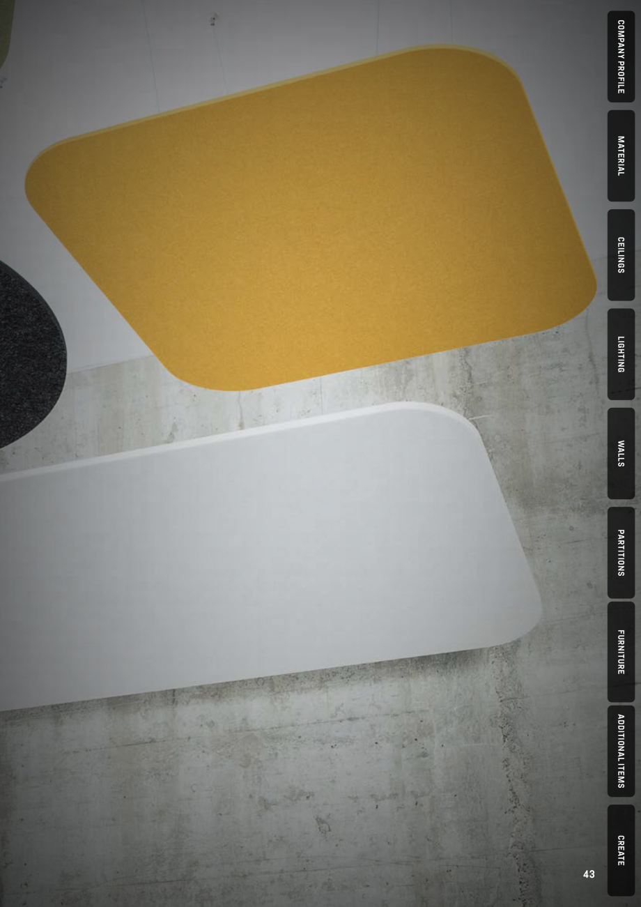 Pagina 40-Panouri pentru absorție acustică ECHOJAZZ EchoBoards Catalog, brosura ceptional
quality of light. ...