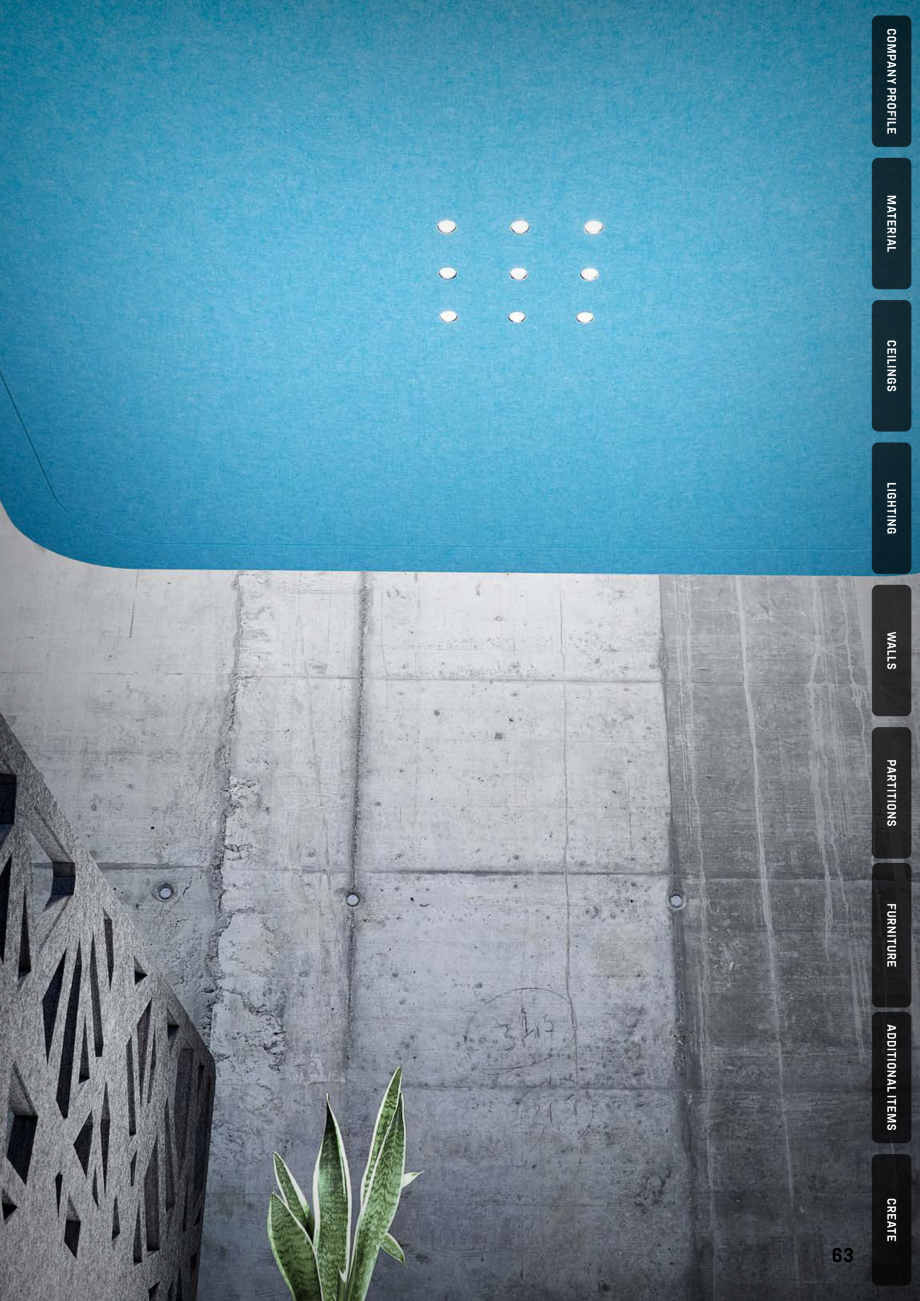 Pagina 60-Panouri pentru absorție acustică ECHOJAZZ EchoBoards Catalog, brosura he latest designs can always...