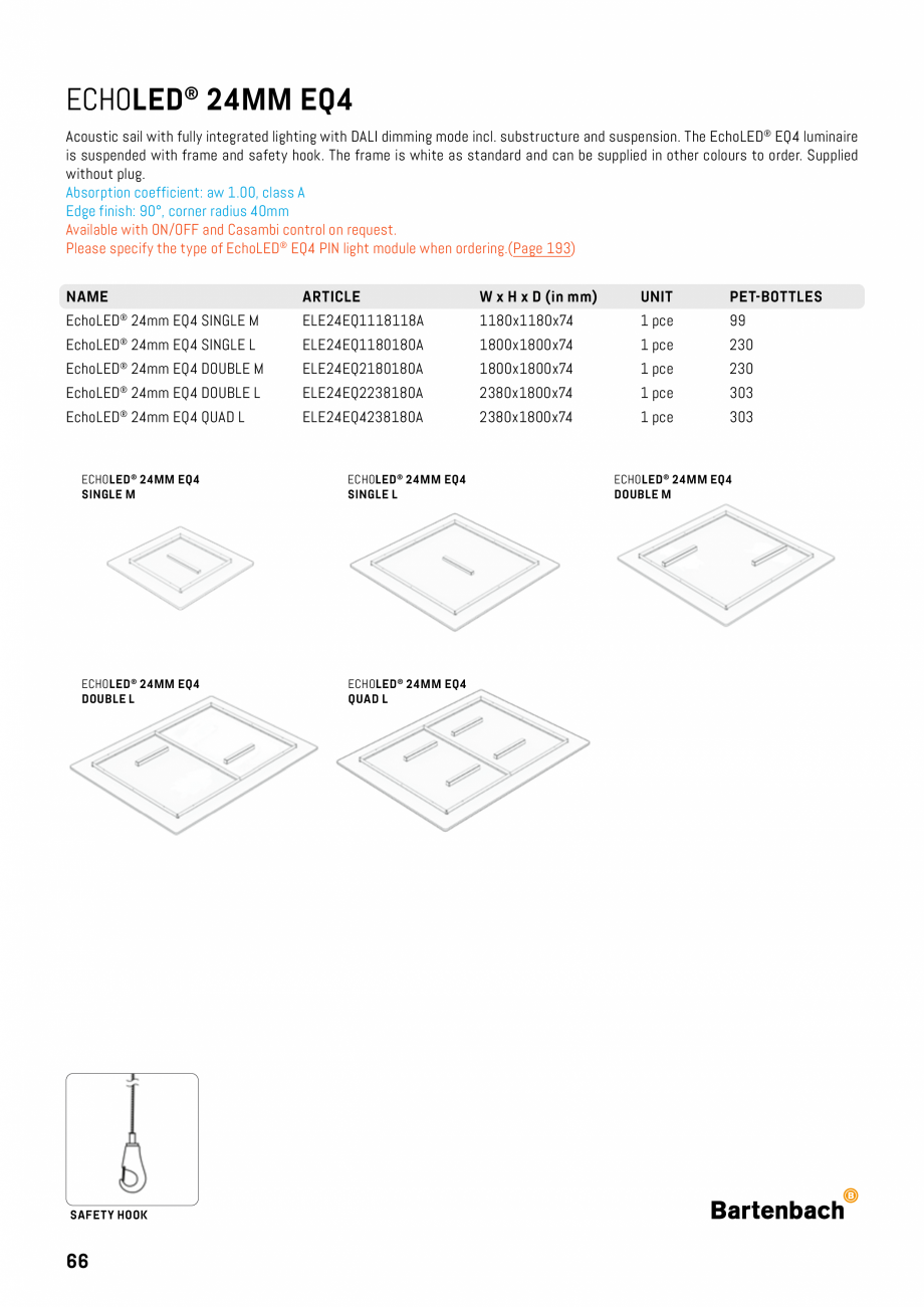 Pagina 63-Panouri pentru absorție acustică ECHOJAZZ EchoBoards Catalog, brosura XAGON L

EBR24HEX070060A
...