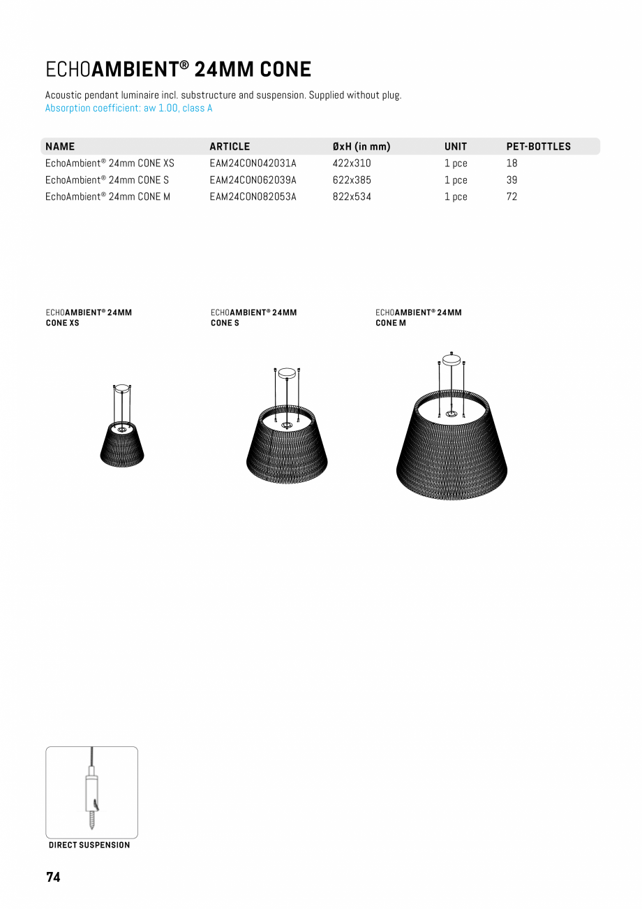 Pagina 71-Panouri pentru absorție acustică ECHOJAZZ EchoBoards Catalog, brosura USTIC® 25MM ACCENT
WAVE
...