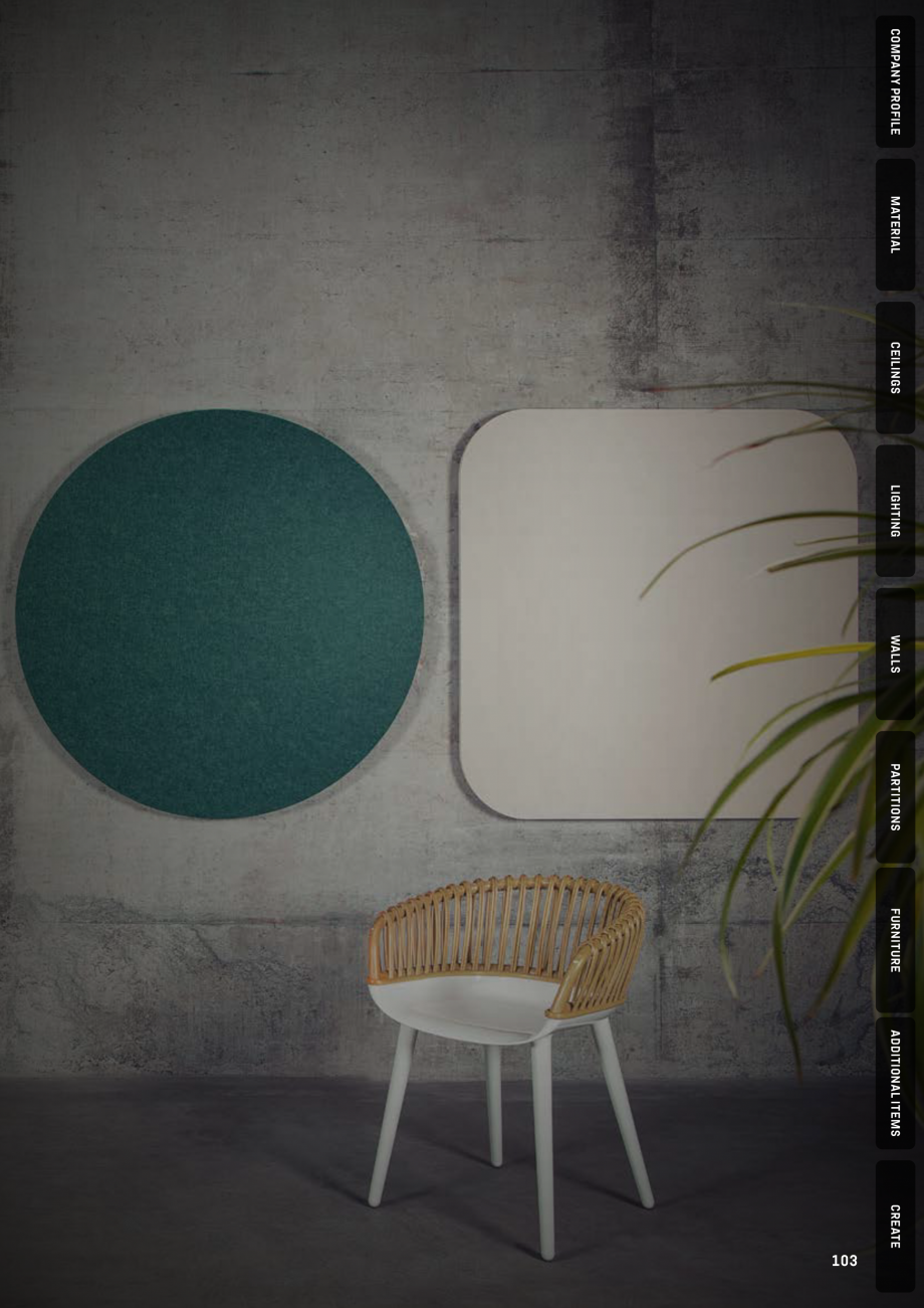 Pagina 100-Panouri pentru absorție acustică ECHOJAZZ EchoBoards Catalog, brosura A++

LIFETIME

> 50’000 h ...