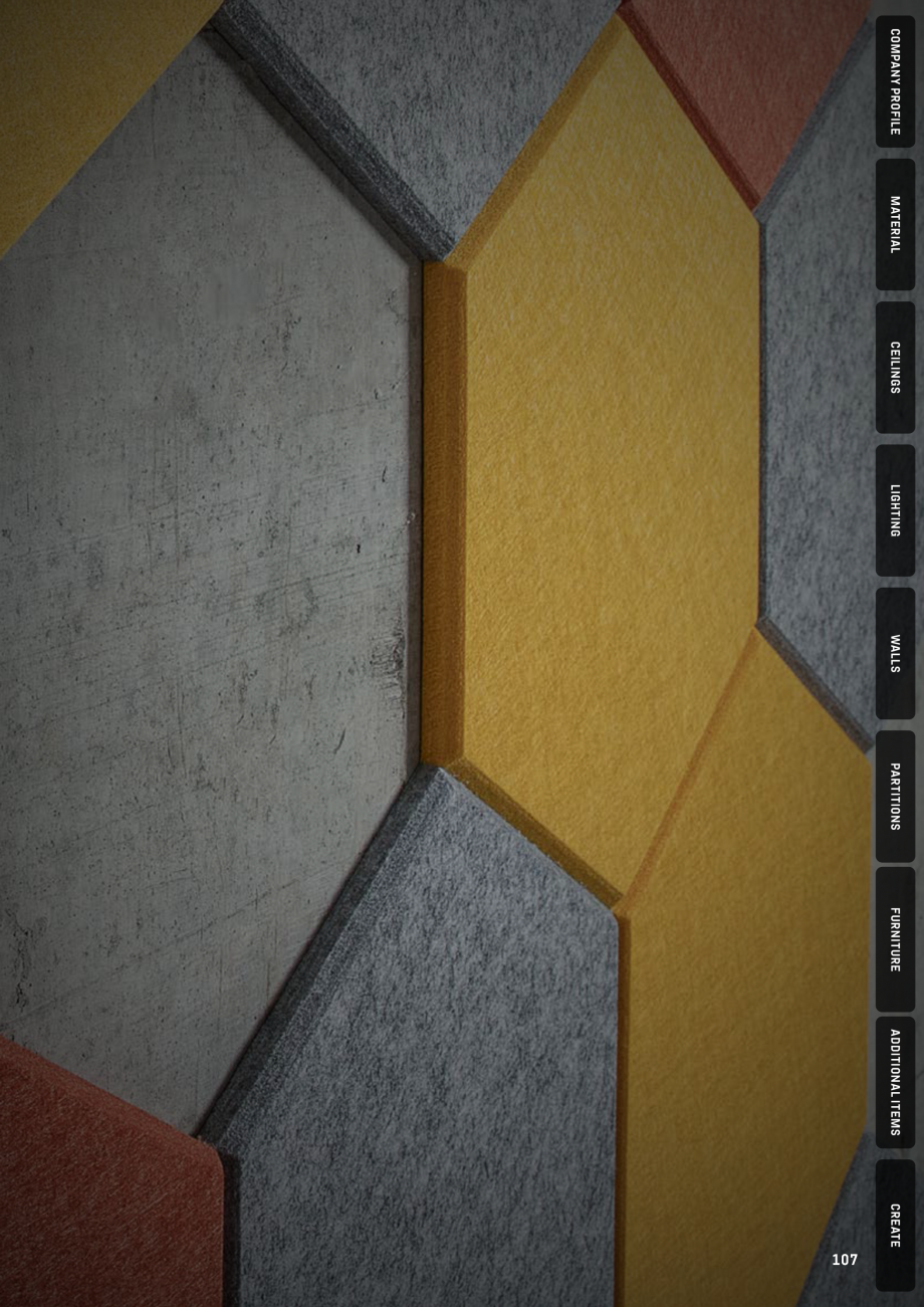 Pagina 104-Panouri pentru absorție acustică ECHOJAZZ EchoBoards Catalog, brosura s, the desk adapters are...