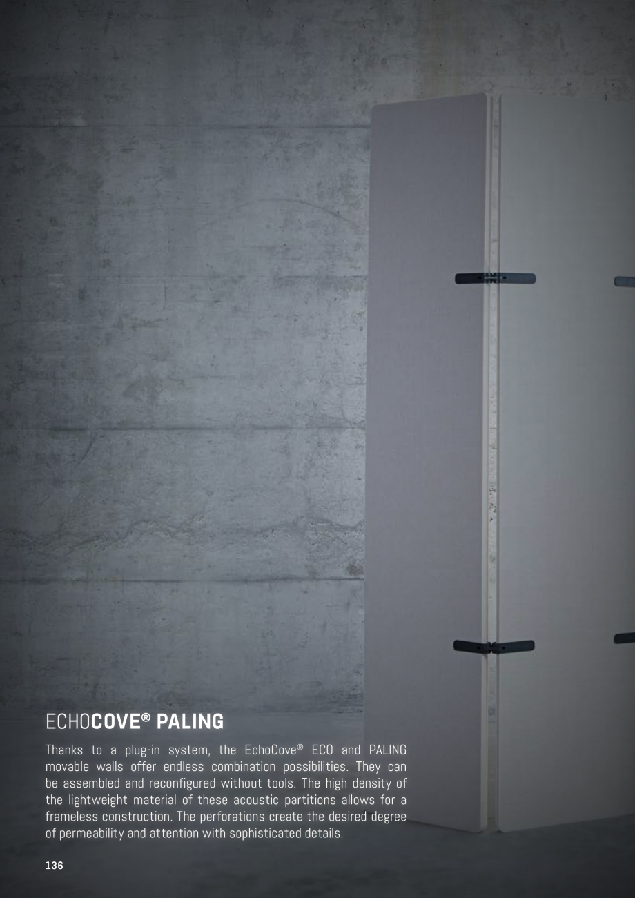 Pagina 136-Panouri pentru absorție acustică ECHOJAZZ EchoBoards Catalog, brosura 
