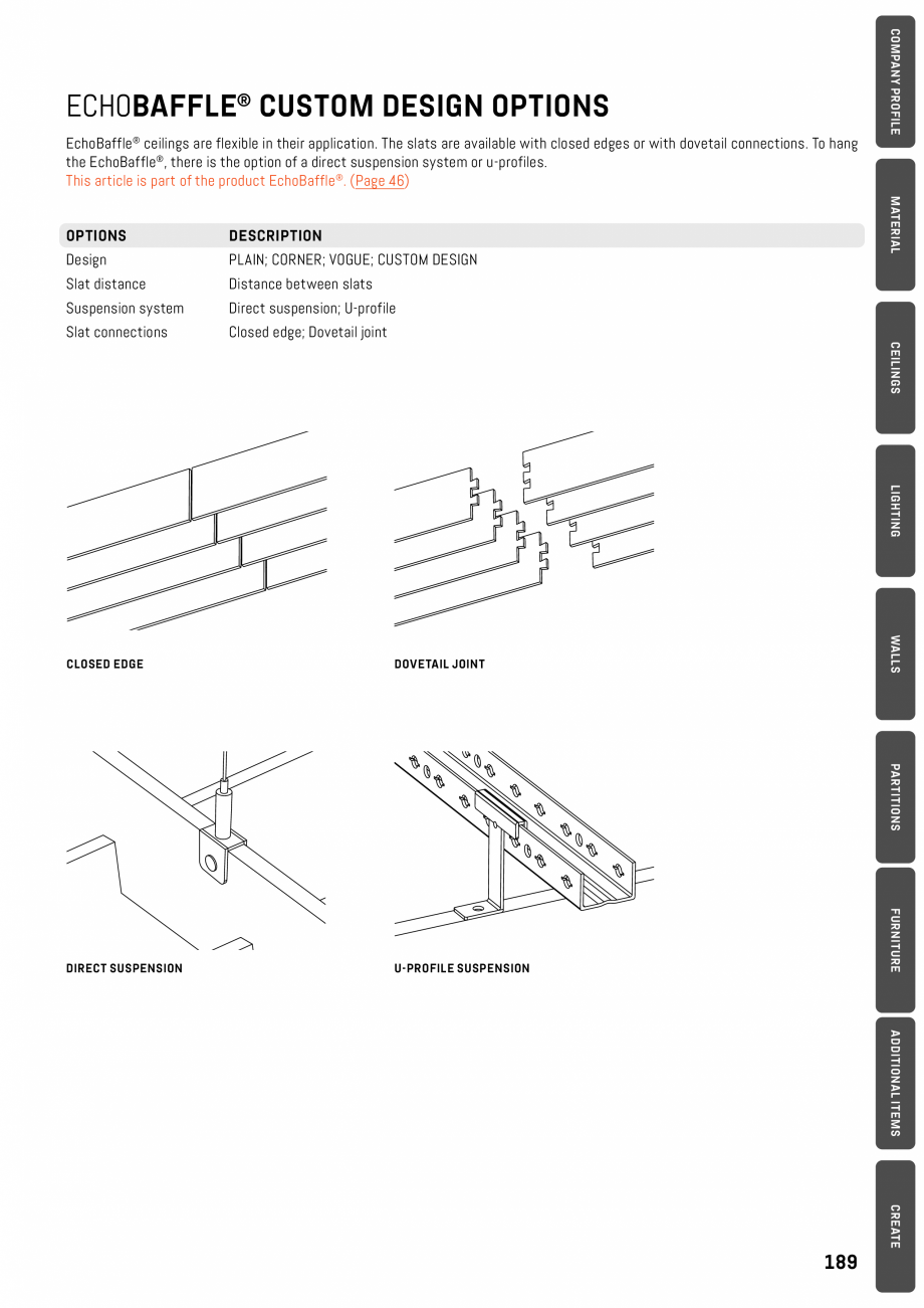 Pagina 189-Panouri pentru absorție acustică ECHOJAZZ EchoBoards Catalog, brosura 