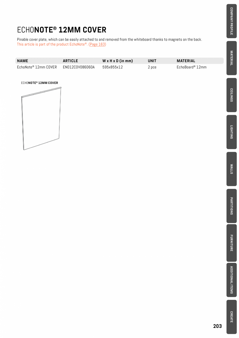 Pagina 203-Panouri pentru absorție acustică ECHOJAZZ EchoBoards Catalog, brosura 