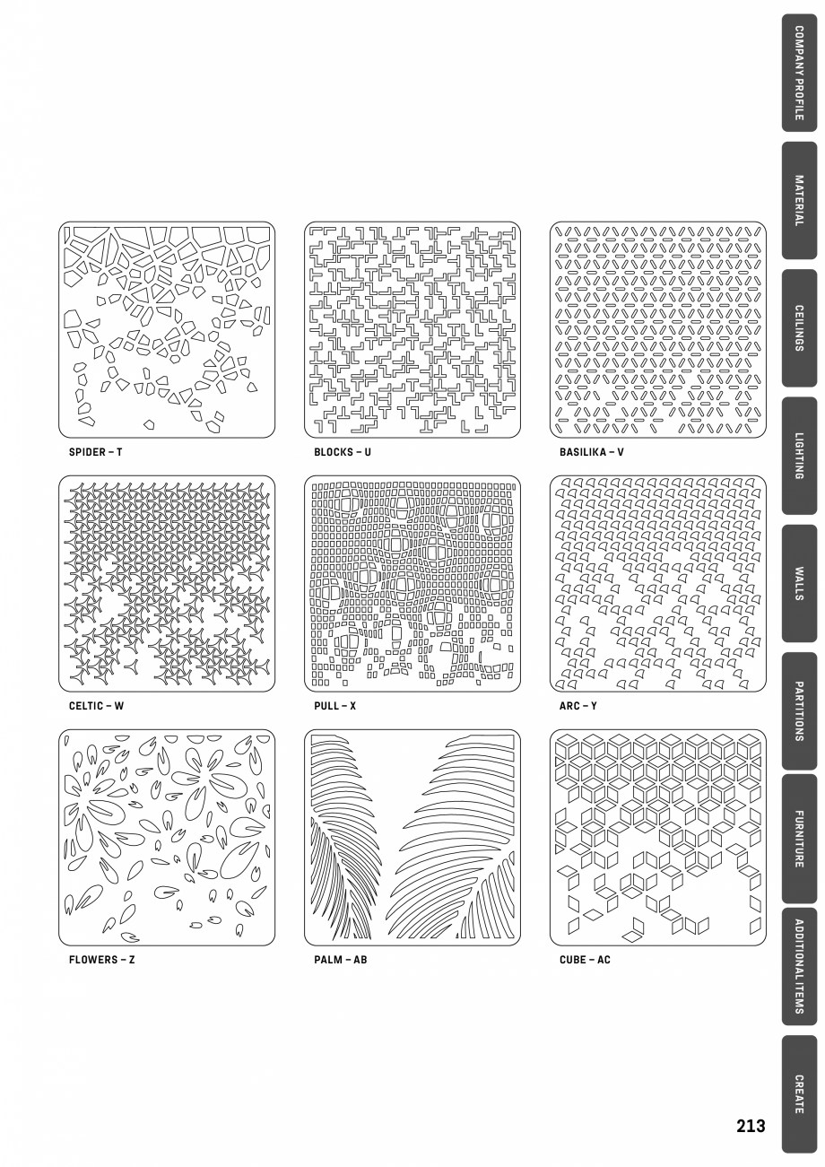 Pagina 213-Panouri pentru absorție acustică ECHOJAZZ EchoBoards Catalog, brosura 