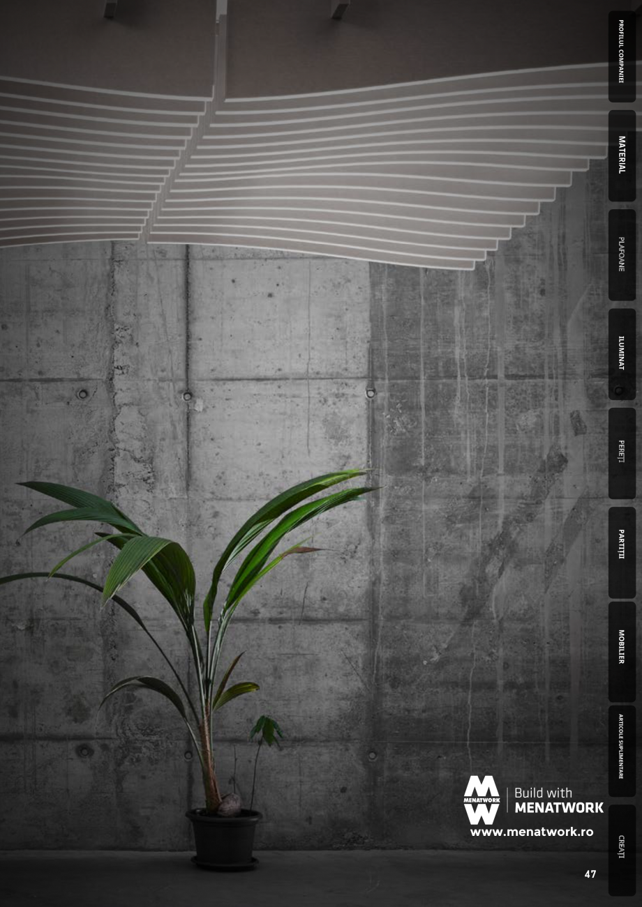 Pagina 44-Plafoane cu absorbție acustică ECHOJAZZ EchoJazz Catalog, brosura tructură și
suspendare. Corpul...