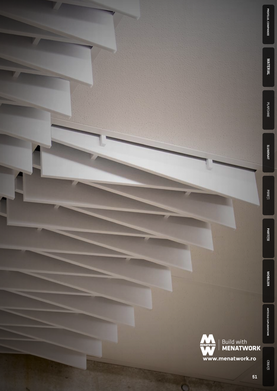 Pagina 48-Plafoane cu absorbție acustică ECHOJAZZ EchoJazz Catalog, brosura 4MM
CONE M

PROFILUL COMPANIEI
...