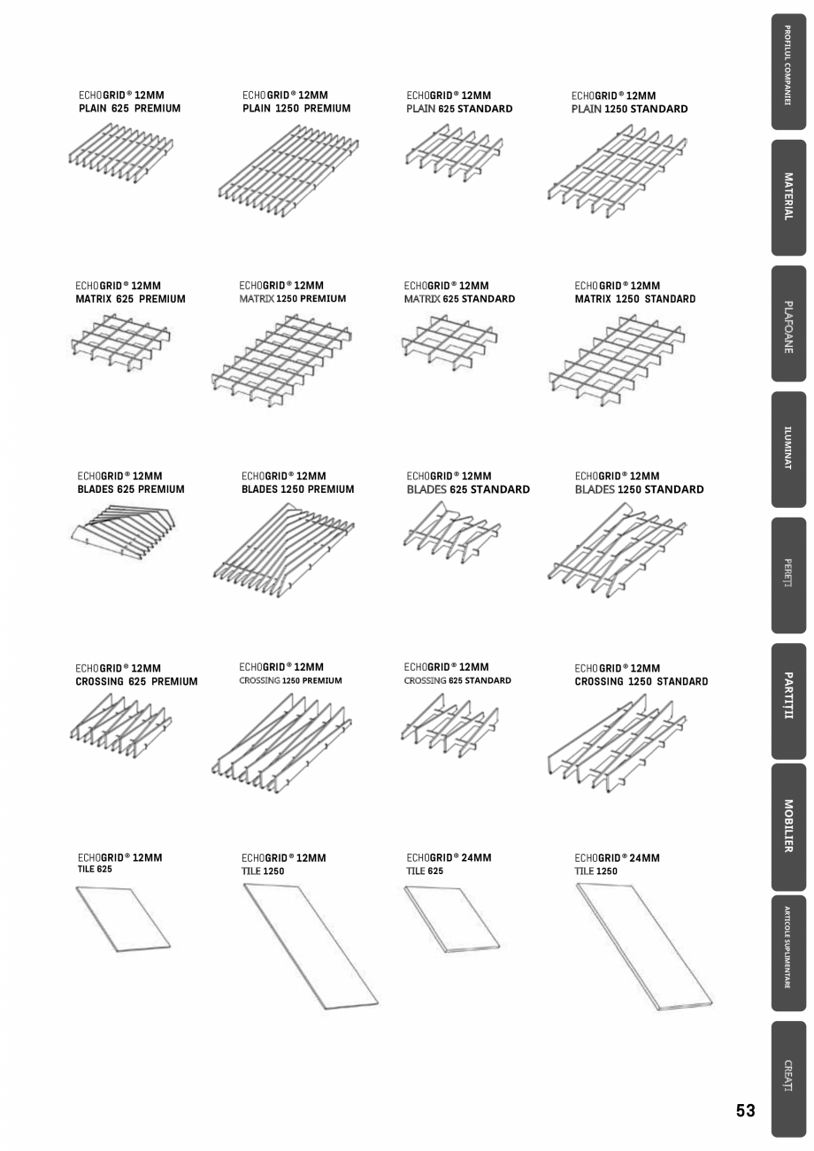 Pagina 50-Plafoane cu absorbție acustică ECHOJAZZ EchoJazz Catalog, brosura  VERTIGO

ECHOLED ® 12MM CONE

...