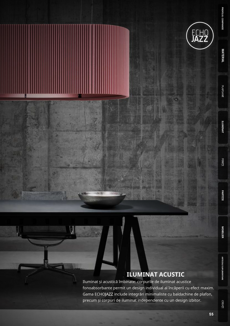 Pagina 52-Plafoane cu absorbție acustică ECHOJAZZ EchoJazz Catalog, brosura  ON/OFF și Casambi disponibile ...