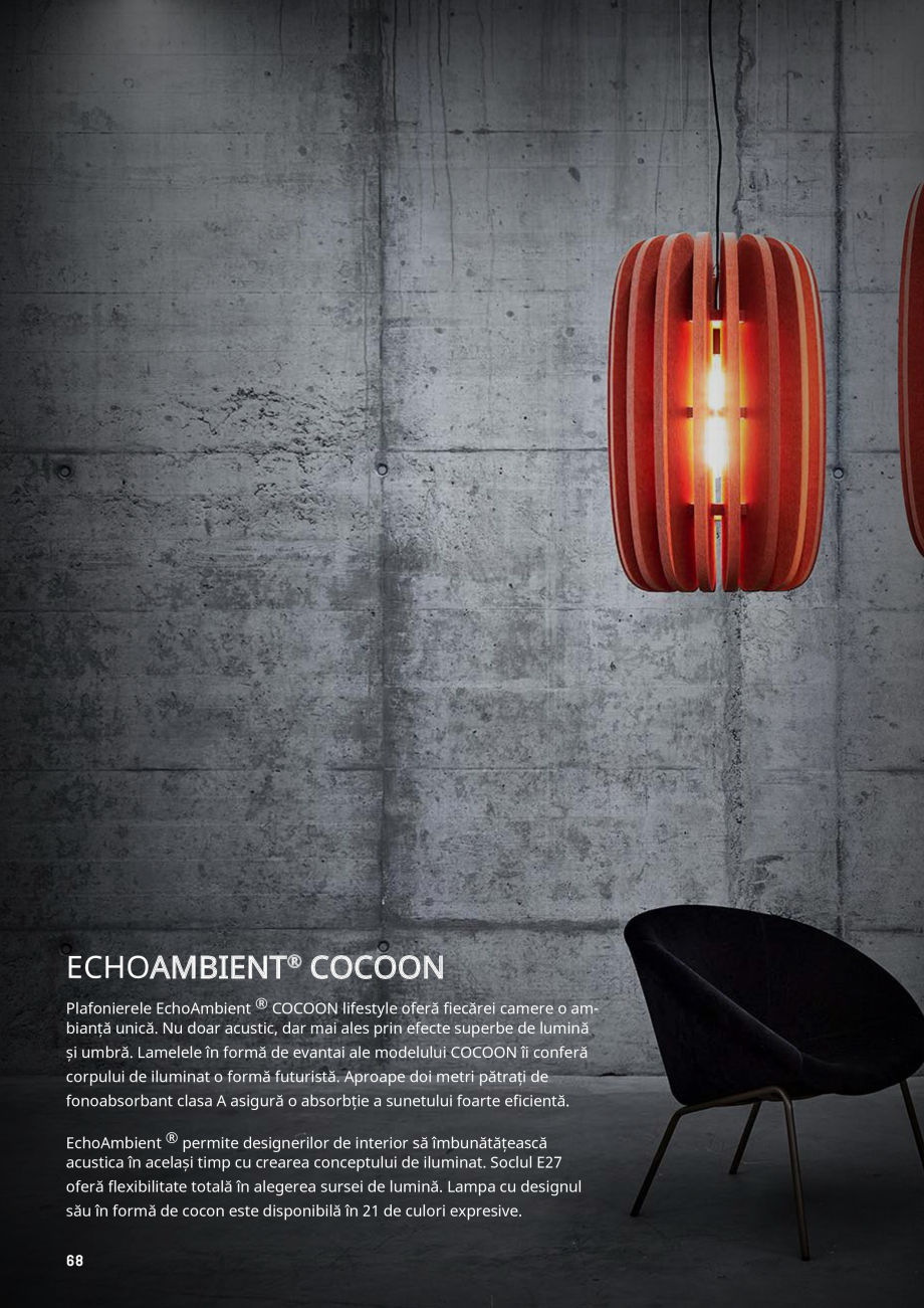 Pagina 65-Plafoane cu absorbție acustică ECHOJAZZ EchoJazz Catalog, brosura acustice de perete cu fațetare....
