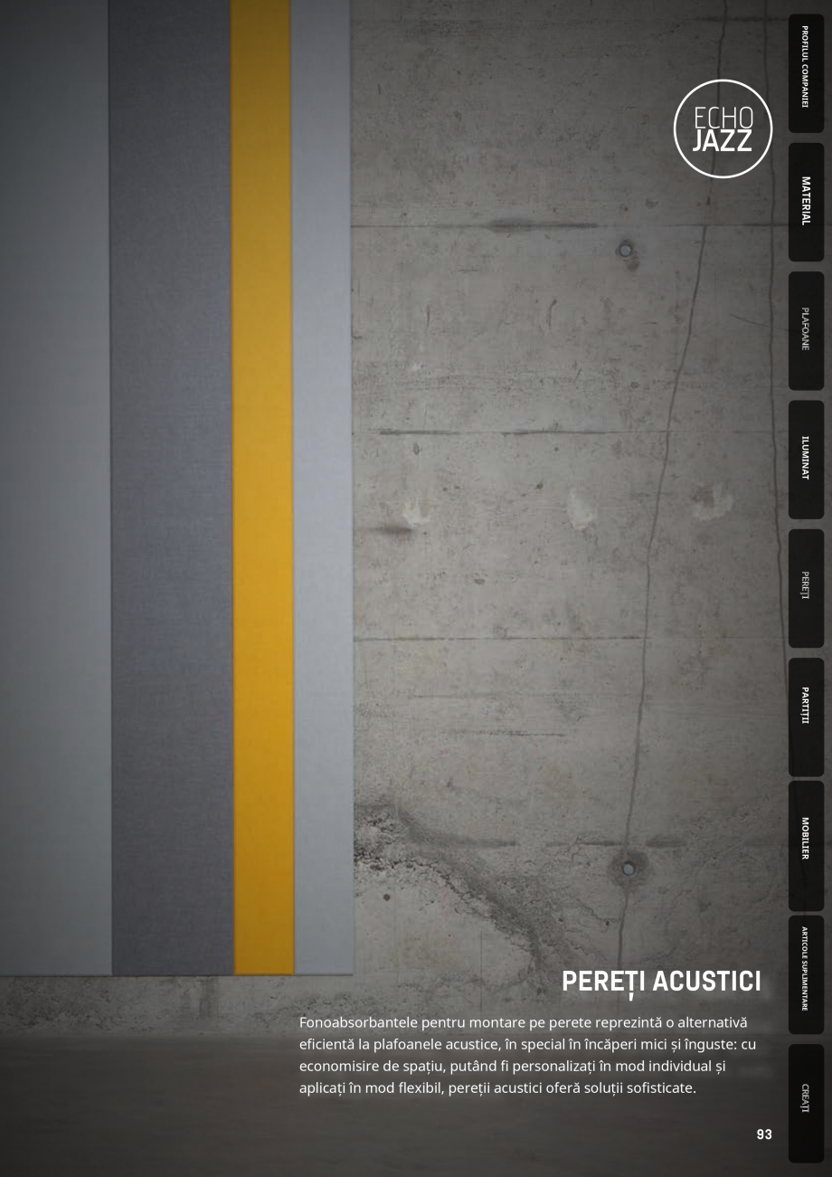 Pagina 90-Plafoane cu absorbție acustică ECHOJAZZ EchoJazz Catalog, brosura ® 24MM

DESK ONE 470 S
...