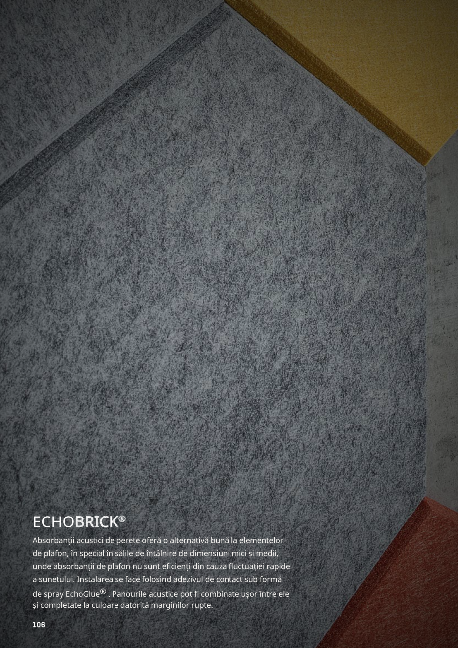 Pagina 103 - Plafoane cu absorbție acustică ECHOJAZZ EchoJazz Catalog, brosura custic Echo-Board...