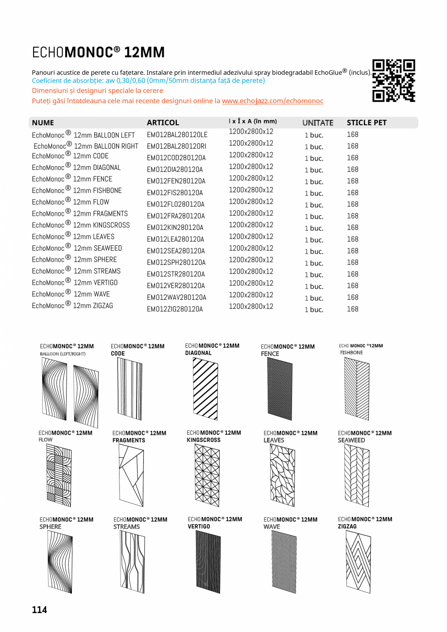 Pagina 114 - Plafoane cu absorbție acustică ECHOJAZZ EchoJazz Catalog, brosura UL COMPANIEI
...