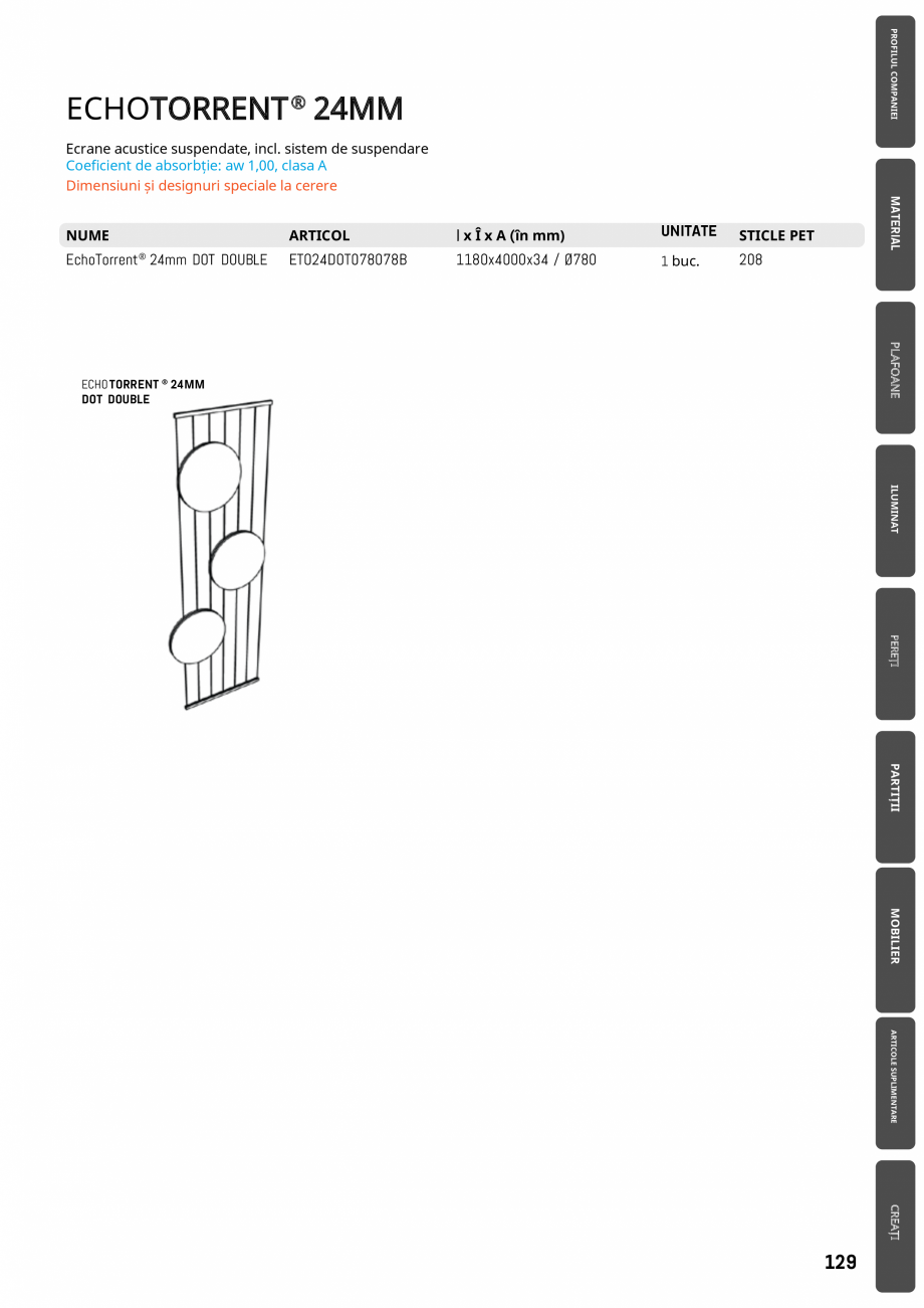 Pagina 129-Plafoane cu absorbție acustică ECHOJAZZ EchoJazz Catalog, brosura 