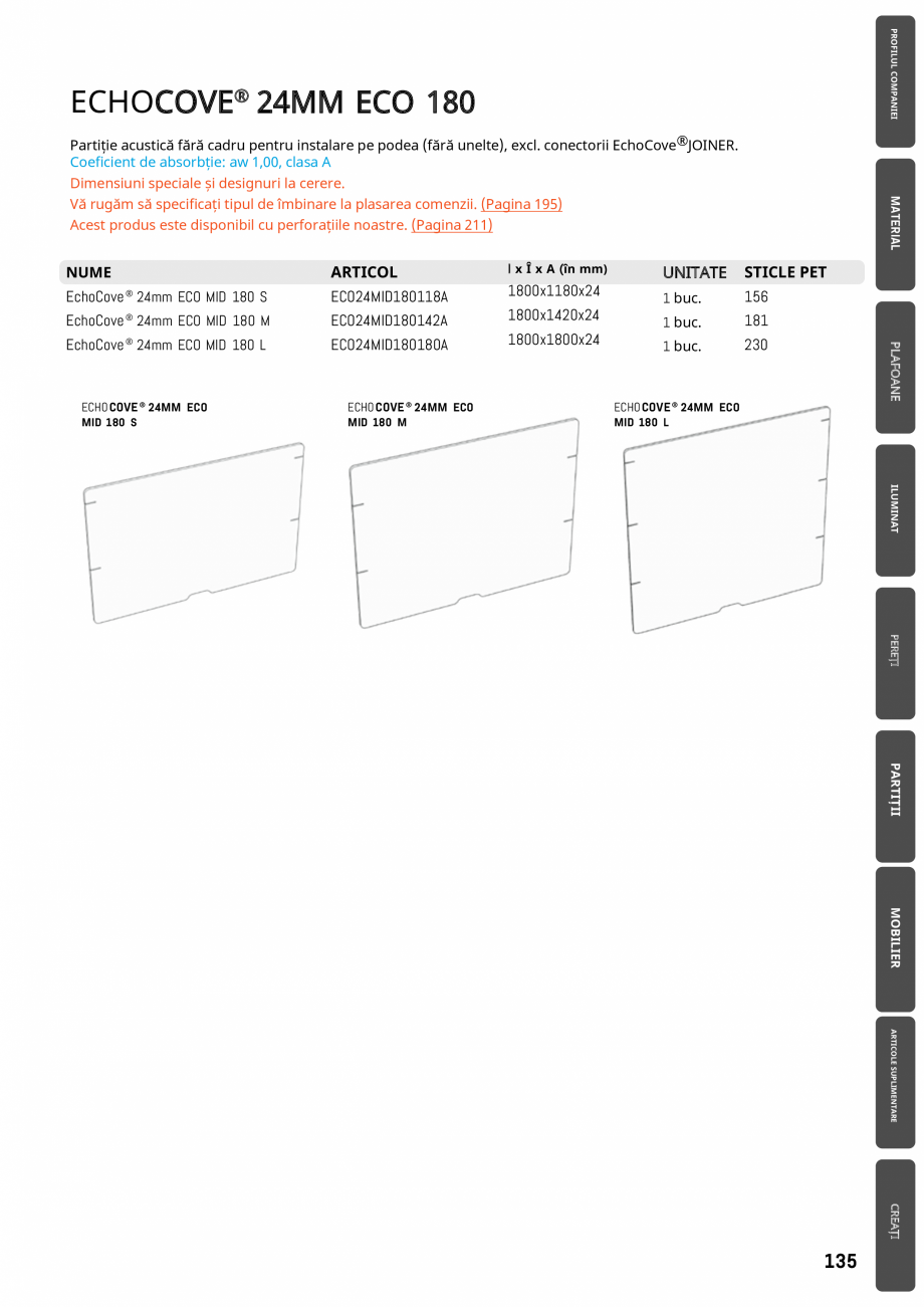 Pagina 135-Plafoane cu absorbție acustică ECHOJAZZ EchoJazz Catalog, brosura 