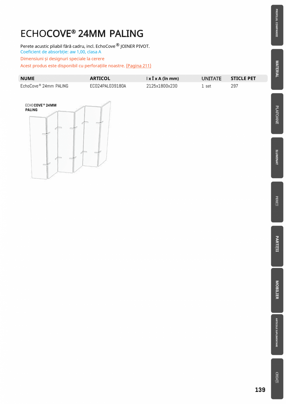 Pagina 139-Plafoane cu absorbție acustică ECHOJAZZ EchoJazz Catalog, brosura 