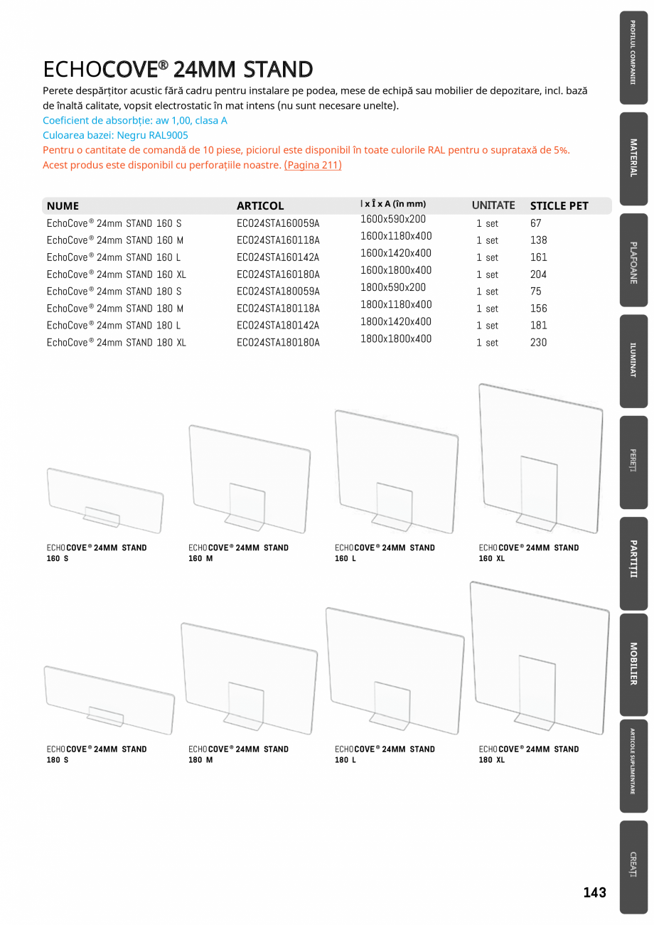 Pagina 143-Plafoane cu absorbție acustică ECHOJAZZ EchoJazz Catalog, brosura 