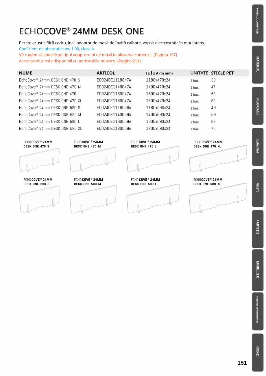 Pagina 151-Plafoane cu absorbție acustică ECHOJAZZ EchoJazz Catalog, brosura 