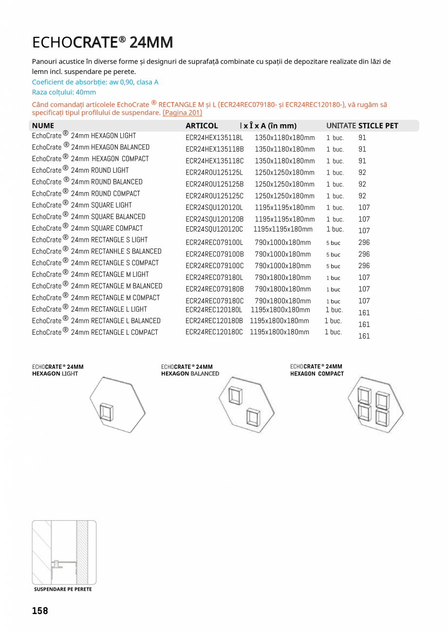 Pagina 158-Plafoane cu absorbție acustică ECHOJAZZ EchoJazz Catalog, brosura 