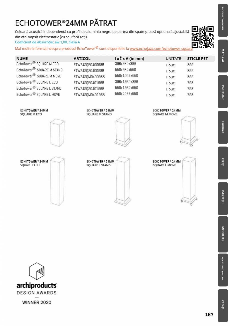 Pagina 167-Plafoane cu absorbție acustică ECHOJAZZ EchoJazz Catalog, brosura 