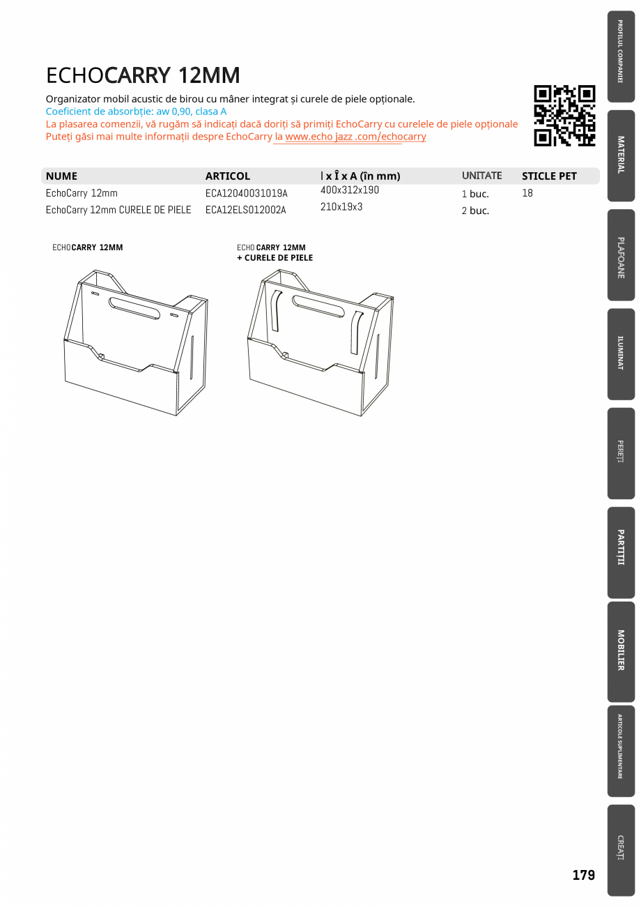 Pagina 179-Plafoane cu absorbție acustică ECHOJAZZ EchoJazz Catalog, brosura 