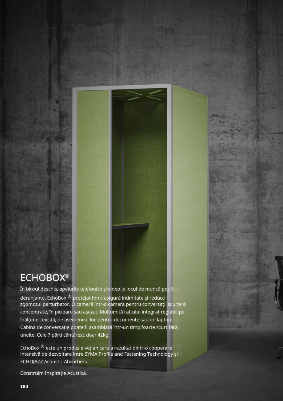 Pagina 180 - Plafoane cu absorbție acustică ECHOJAZZ EchoJazz Catalog, brosura 