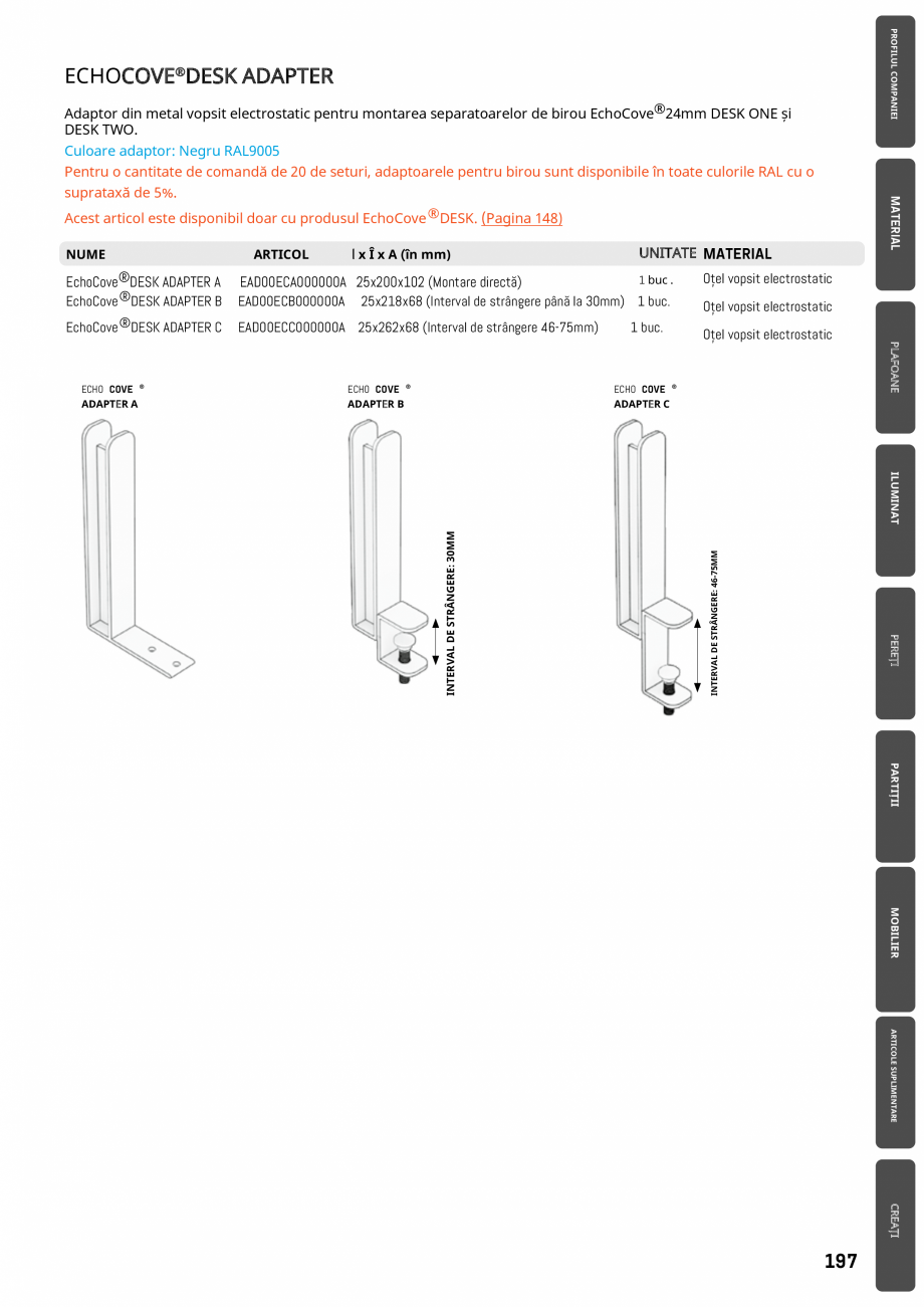 Pagina 197-Plafoane cu absorbție acustică ECHOJAZZ EchoJazz Catalog, brosura 
