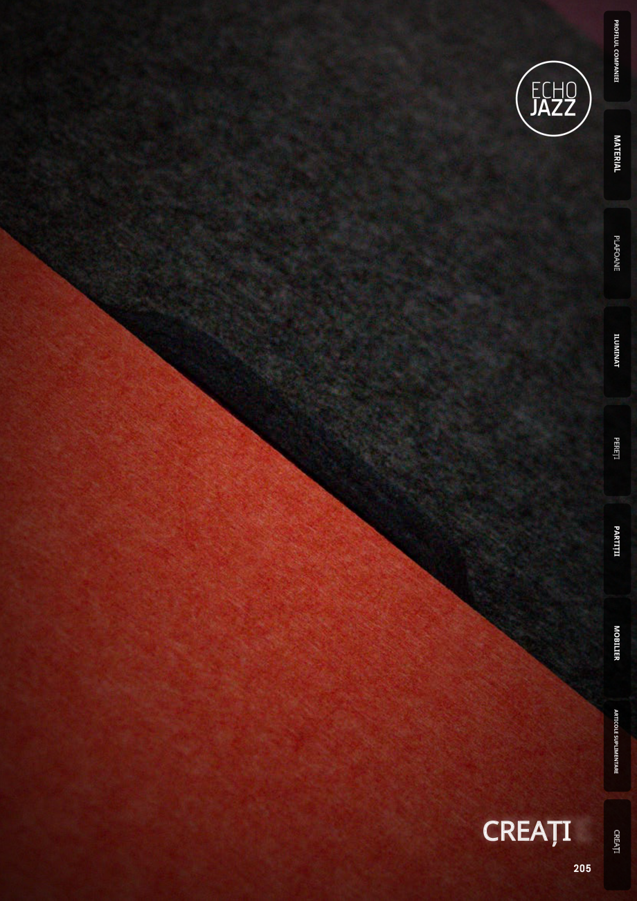 Pagina 205 - Plafoane cu absorbție acustică ECHOJAZZ EchoJazz Catalog, brosura 