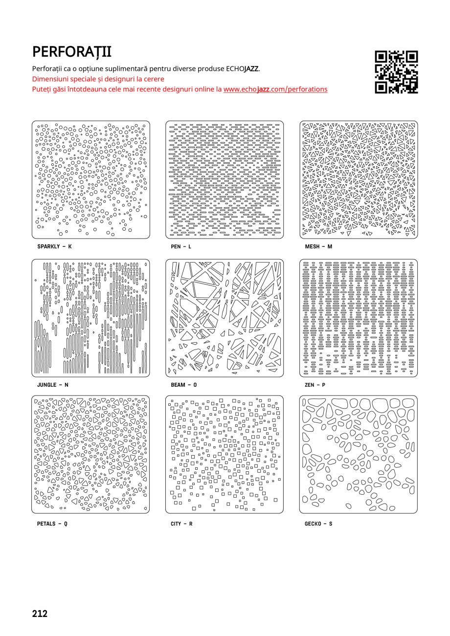 Pagina 212 - Plafoane cu absorbție acustică ECHOJAZZ EchoJazz Catalog, brosura 