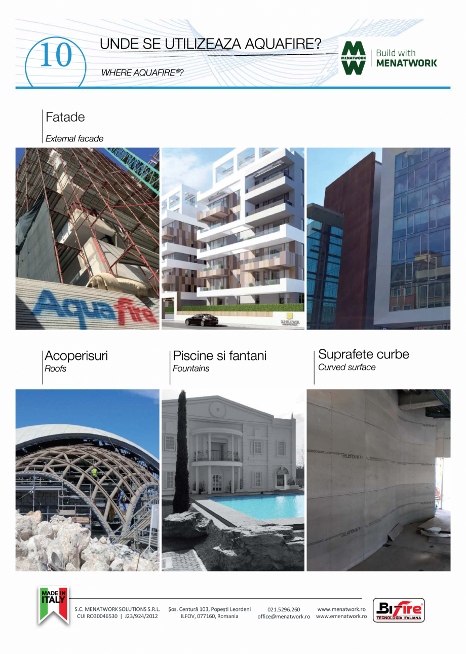 Pagina 11-Placa pentru pereti exteriori si medii umede Bifire AquaFire Catalog, brosura Romana in capilaritate...