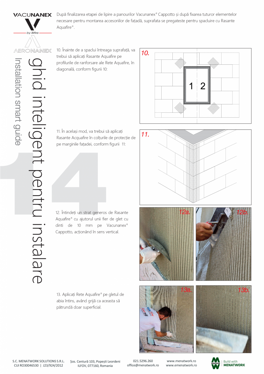 Pagina 14-Panou pentru izolație termică performantă Bifire Vacunanex Catalog, brosura Romana aplicarea...