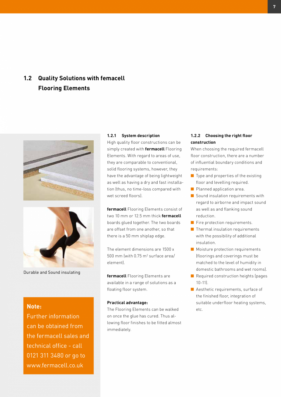 Pagina 7-Șape uscate Fermacell Fermcell Catalog, brosura Romana r and levelling required.

tion (thus, no...