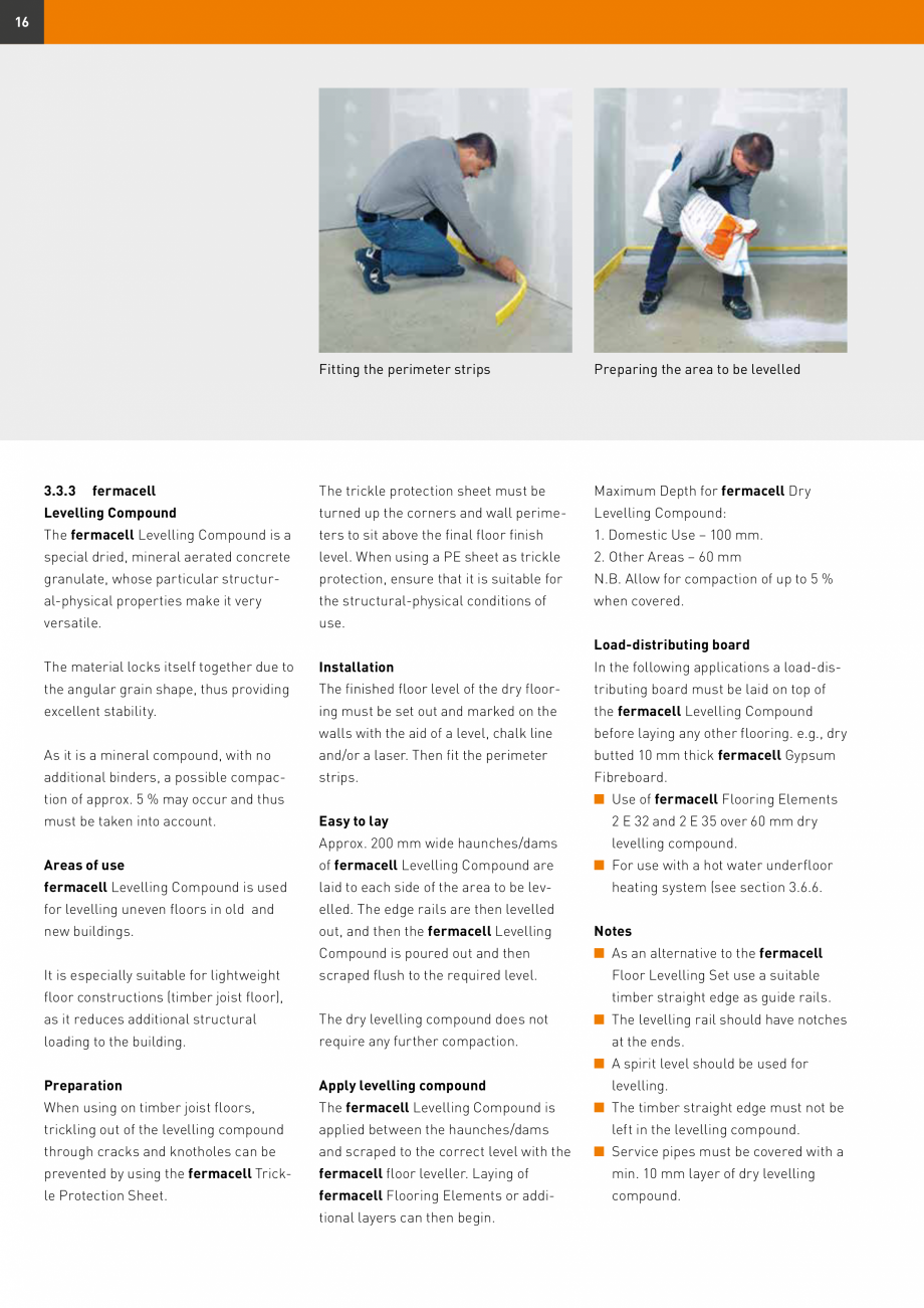 Pagina 16-Șape uscate Fermacell Fermcell Catalog, brosura Romana .2

25

10

n For Example: Rooms in...