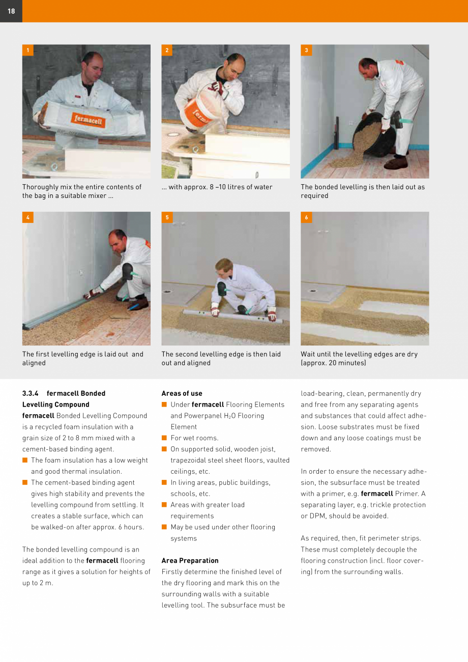 Pagina 18-Șape uscate Fermacell Fermcell Catalog, brosura Romana unal dining
rooms, lounges, cafes and...