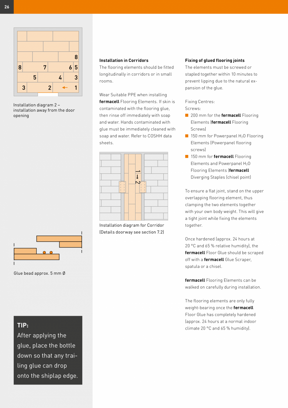 Pagina 26-Șape uscate Fermacell Fermcell Catalog, brosura Romana y recessed

50 mm can also be created using
...