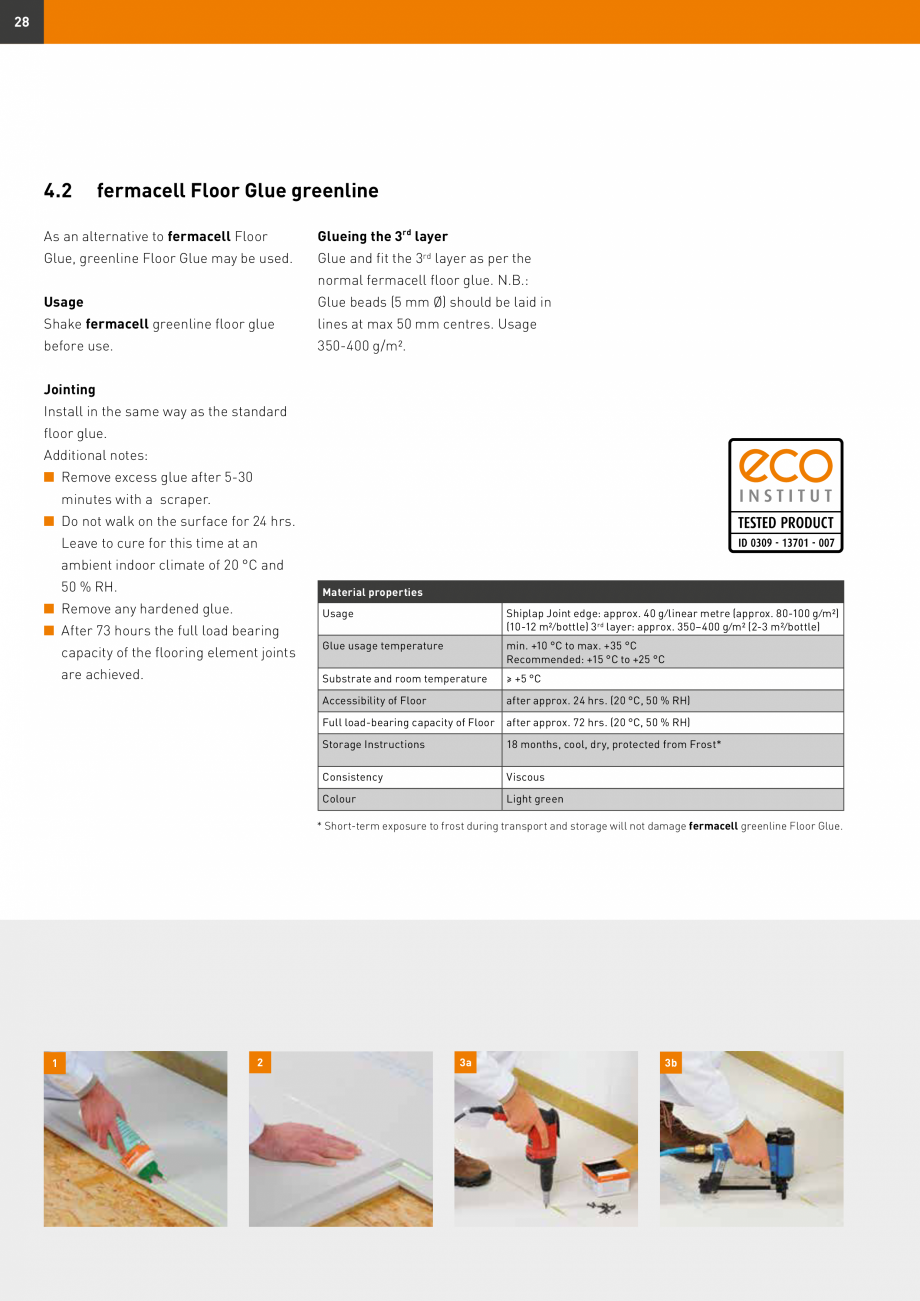 Pagina 28 - Șape uscate Fermacell Fermcell Catalog, brosura Romana y above 70 %.

0.2mm thickness, ...