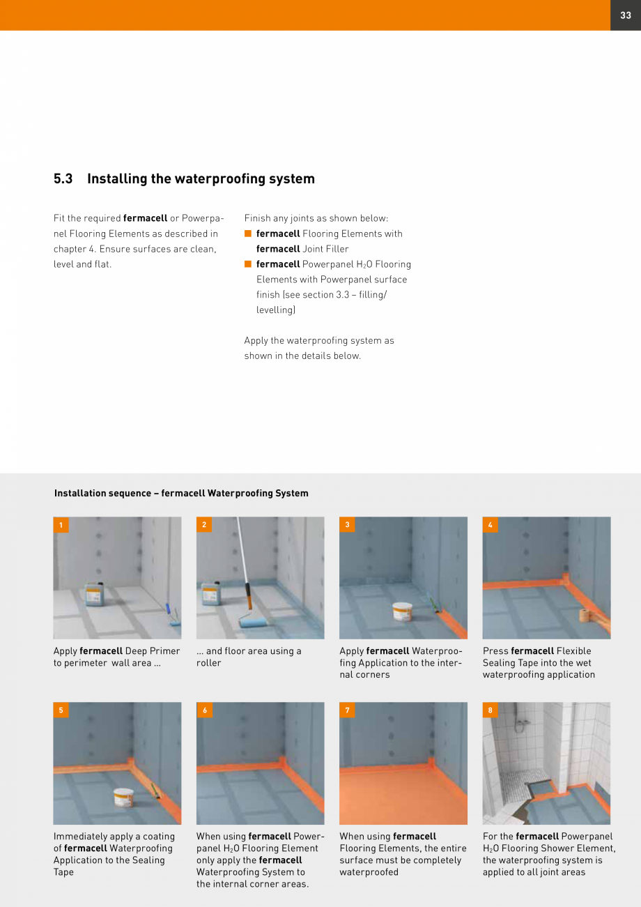 Pagina 33-Șape uscate Fermacell Fermcell Catalog, brosura Romana reas of use

of fermacell Levelling Compound...