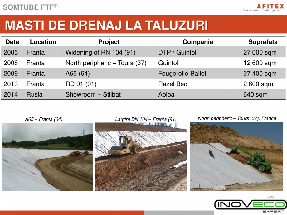 Pagina 7-Prezentare Geocompozite drenaj INOVECO Catalog, brosura Romana EO®

SANTURI ETANSE CARE POT FI...